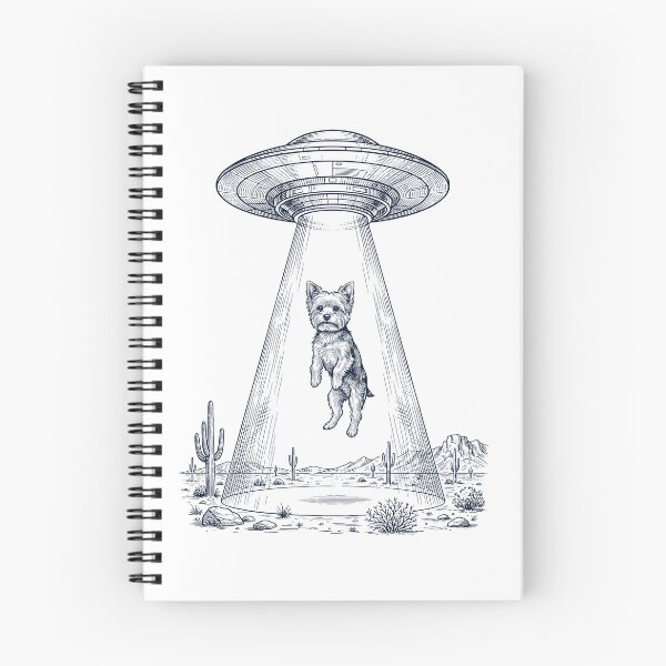 Item preview, Vintage Yorkshire Terrier UFO Alien Western Dog Mom Dad Lover designed and sold by TerryConnells.