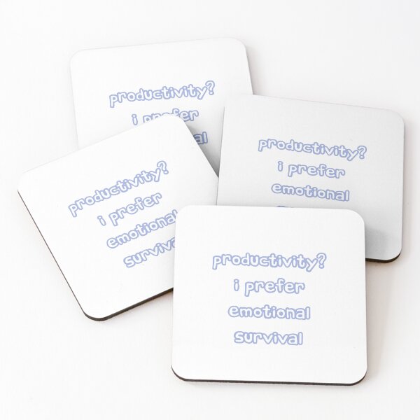 Item preview, productivity i prefer emotional survival funny burnout meme quote aesthetic designed and sold by THE JAVE STUDIOS.