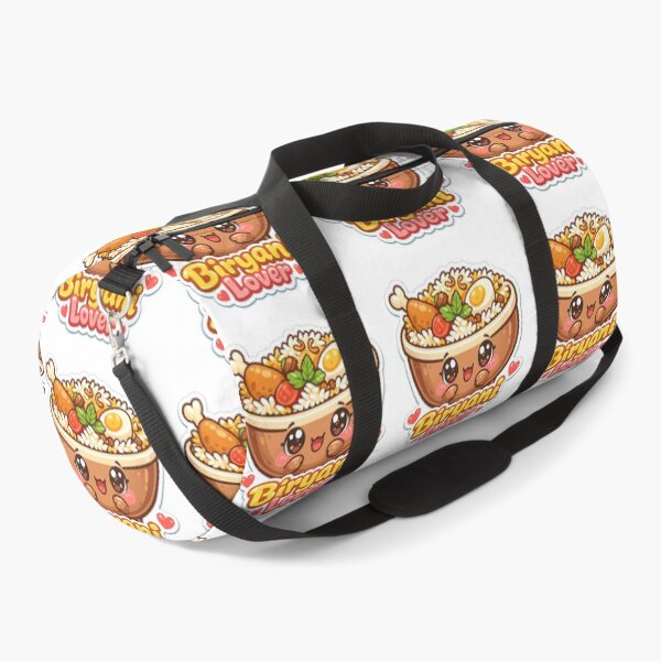 Item preview, Cute Kawaii Biryani Lover– Indian Food Cartoon Design for Foodies designed and sold by Globalcitytees.