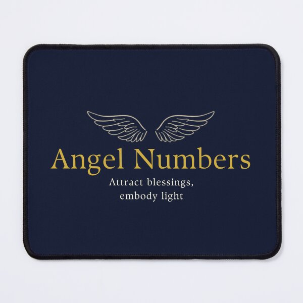 Item preview, Angel Numbers – Attract Blessings, Embody Light Spiritual Typography Design designed and sold by CosmicQuietLab.