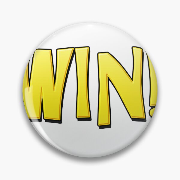 Item preview, WIN! Gaming Typography Yellow Cartoon Victory Gamer Motivation Video Game designed and sold by CLC54.