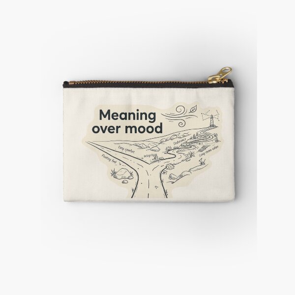 Item preview, Meaning Over Mood - Intentional Living Illustration designed and sold by UkrainianSpain.