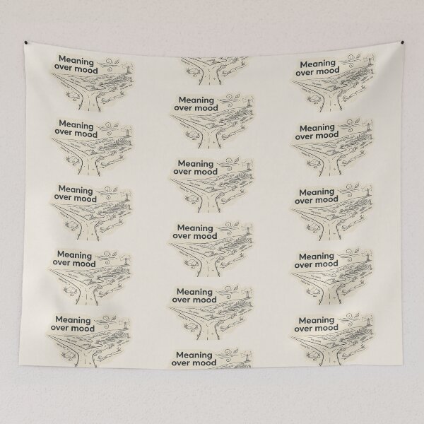 Item preview, Meaning Over Mood - Intentional Living Illustration designed and sold by UkrainianSpain.