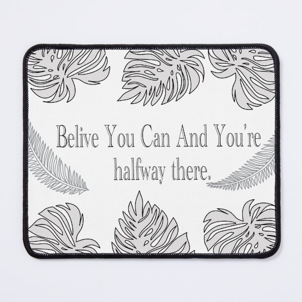 Item preview, Believe you can : Monstera leaf inspirational art. designed and sold by AdesignbyG.