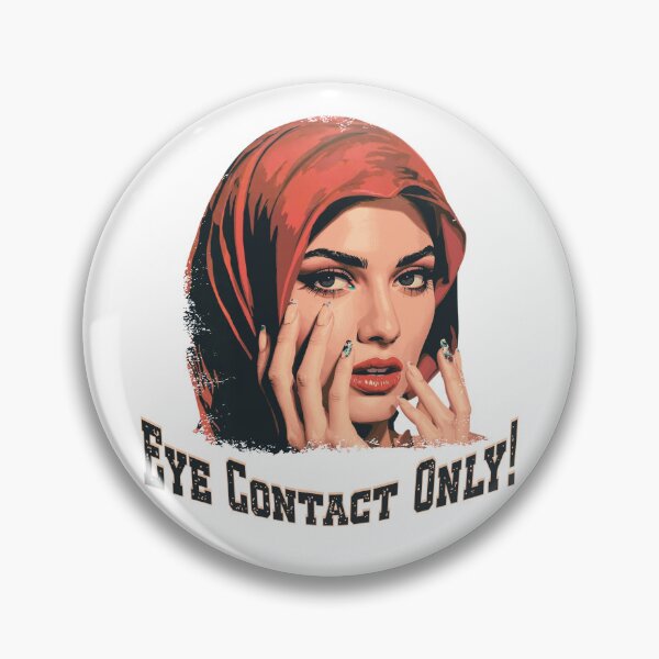 Item preview, Eye Contact Only – Bold Retro Beauty Illustration designed and sold by TestudoDesign.