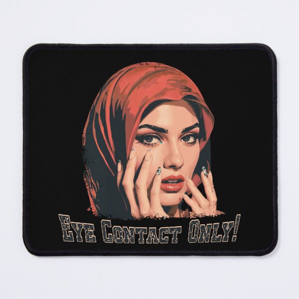 Item preview, Eye Contact Only – Bold Retro Beauty Illustration designed and sold by TestudoDesign.