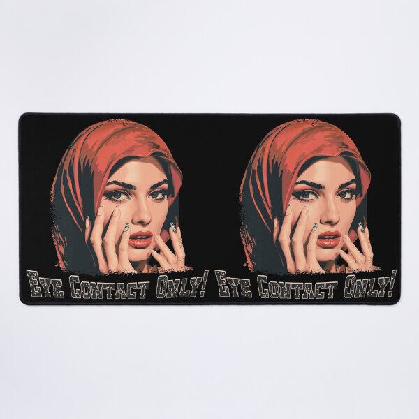 Item preview, Eye Contact Only – Bold Retro Beauty Illustration designed and sold by TestudoDesign.