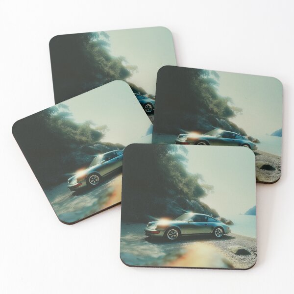 Item preview, Vintage Porsche 911 Amalfi Coast Sunset designed and sold by hub..
