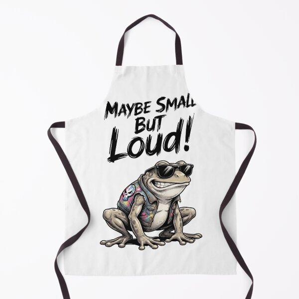 Item preview, Frog Maybe Small But Loud – Funny Frog Attitude Design designed and sold by ColorFlick.