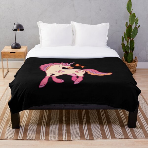 Item preview, Pink Unicorn in black designed and sold by Erika Vaigel Illustrations.
