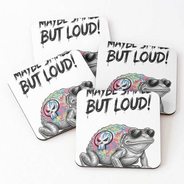 Item preview, Frog Maybe Small But Loud – Funny Frog Attitude Design designed and sold by ColorFlick.