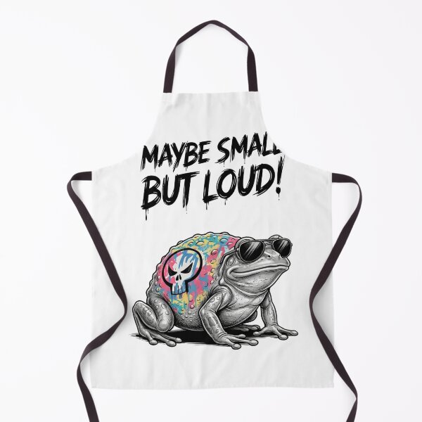 Item preview, Frog Maybe Small But Loud – Funny Frog Attitude Design designed and sold by ColorFlick.