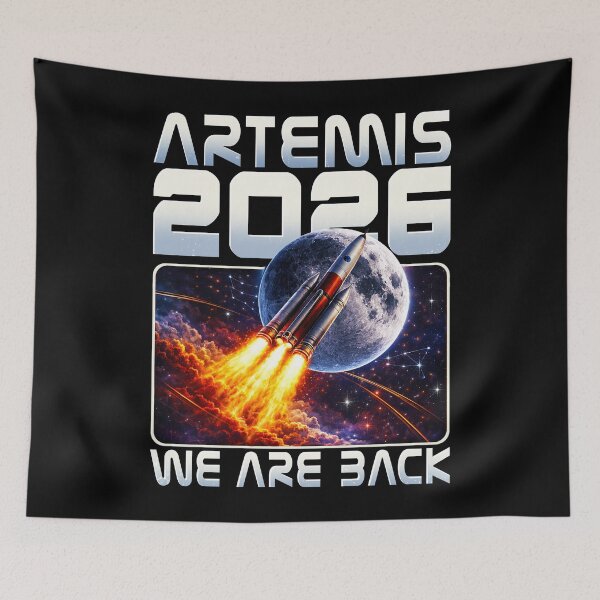 Item preview, Back to The Moon Artemis We Back 2026 designed and sold by BlightedArt.