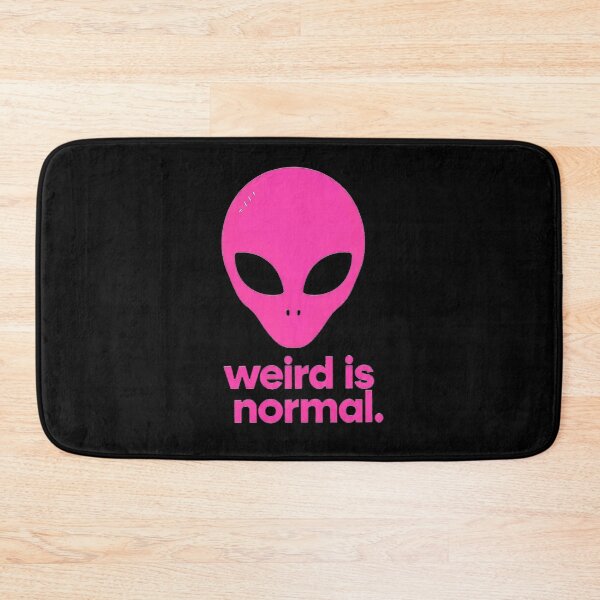 Item preview, Weird Is Normal Alien Head Pink Graphic designed and sold by PixelQ.