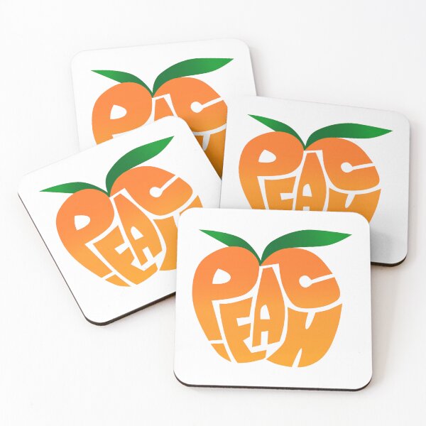 Item preview, Peach Calligram Typography Silhouette Art designed and sold by shpolka.