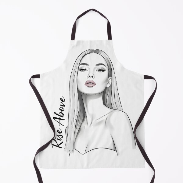 Item preview, Rise Above B&W Elegant Fashion Sketch designed and sold by Ossvio.