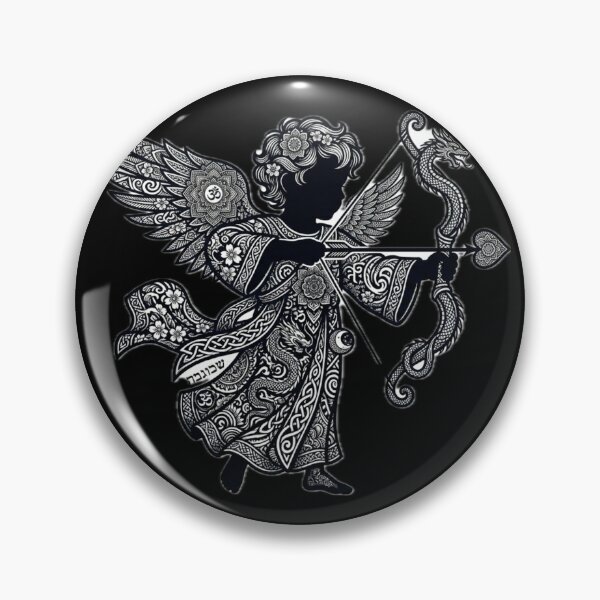 Item preview, Spirit of Love - Intricate Multi-Cultural Cupid Tattoo Art designed and sold by EARTH PEOPLE.