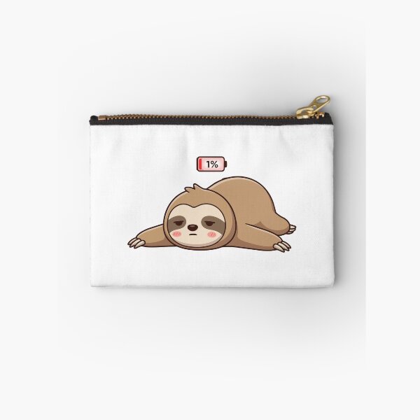 Item preview, Low Battery 1 Percent Lazy Sloth designed and sold by Petzzz.