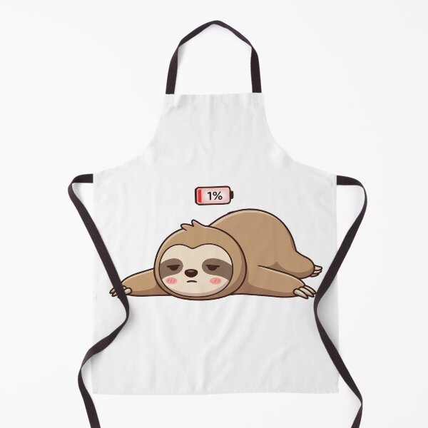 Item preview, Low Battery 1 Percent Lazy Sloth designed and sold by Petzzz.
