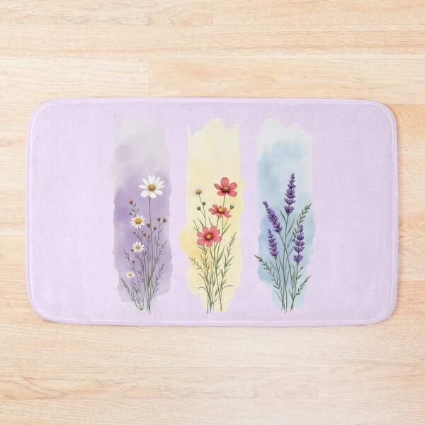 Item preview, Vertical Bloom Panels: Colorful Botanical Watercolor Art designed and sold by PriyaMagic.