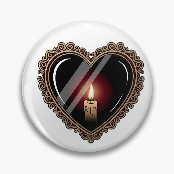 Item preview, Mirror Flame Heart designed and sold by IllumeInk.