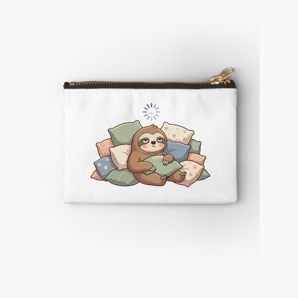Item preview, Buffering Brain Loading Funny Lazy Sloth designed and sold by Petzzz.