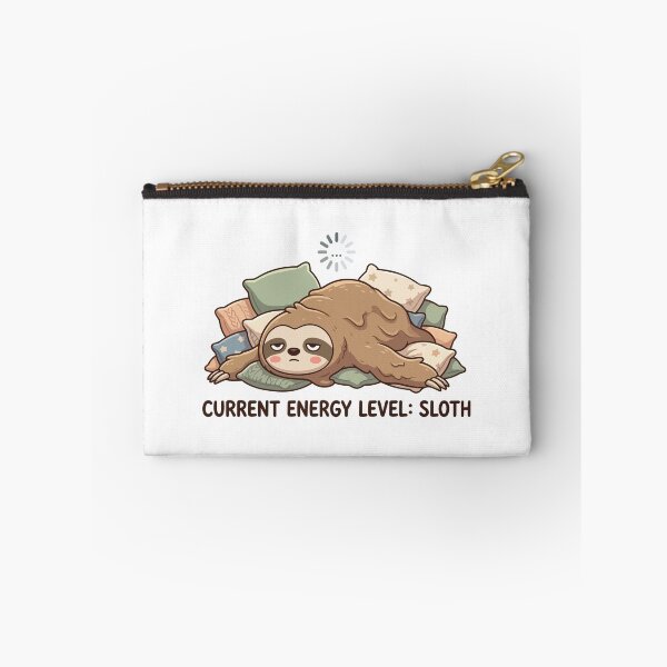 Item preview, Current Energy Level Sloth Exhausted Mood designed and sold by Petzzz.