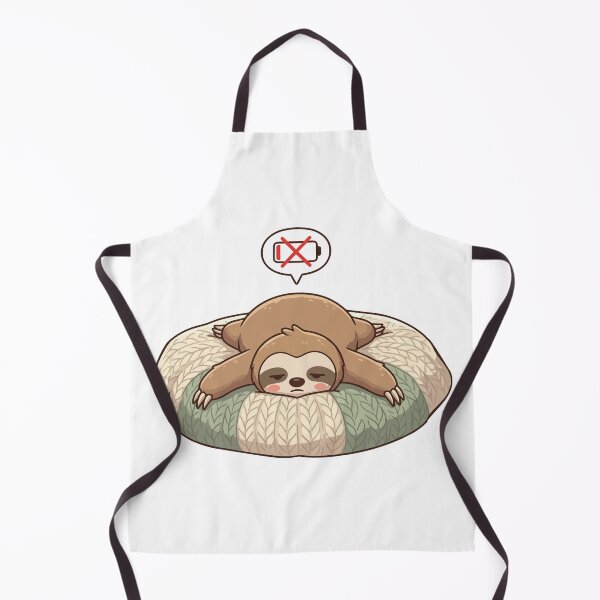 Item preview, Social Battery Dead Introvert Lazy Sloth designed and sold by Petzzz.