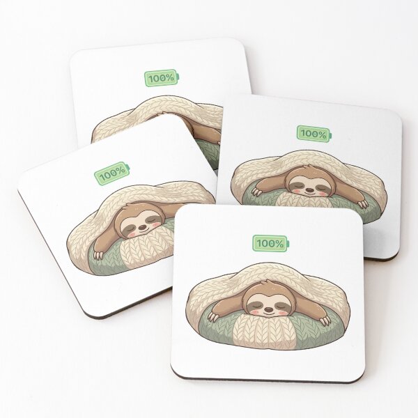 Item preview, Recharging In Progress Do Not Disturb Sloth designed and sold by Petzzz.