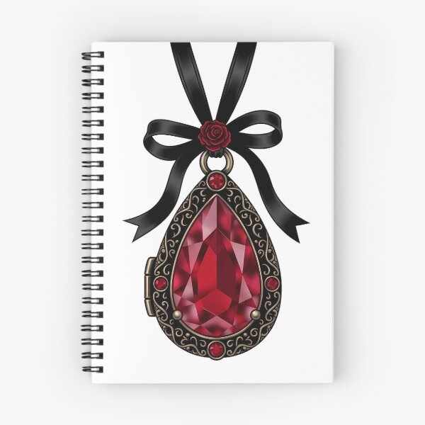 Item preview, Ruby Tear Locket designed and sold by IllumeInk.