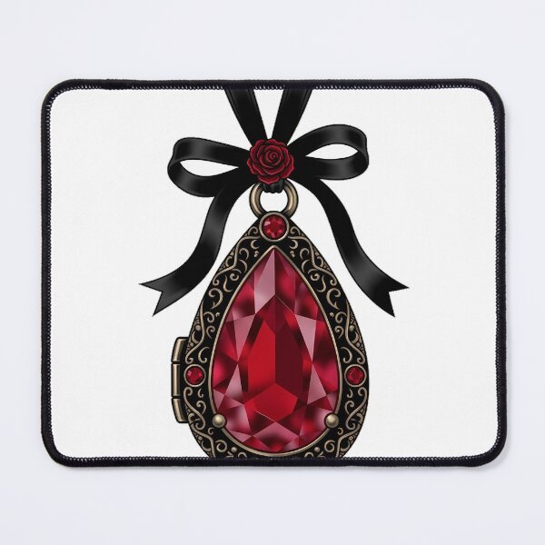 Item preview, Ruby Tear Locket designed and sold by IllumeInk.