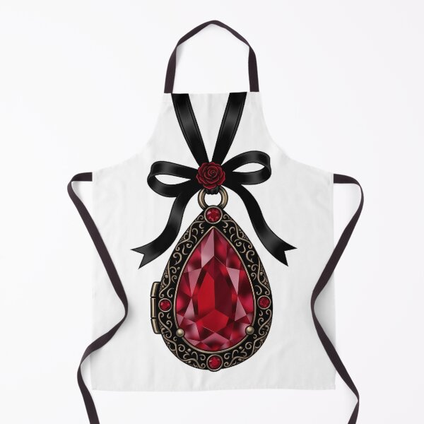 Item preview, Ruby Tear Locket designed and sold by IllumeInk.