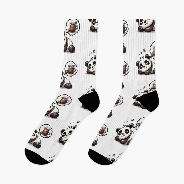 Item preview, Sleeping Panda Dreaming of Yerba Mate Cute Relax Design designed and sold by CyfroweMysli.