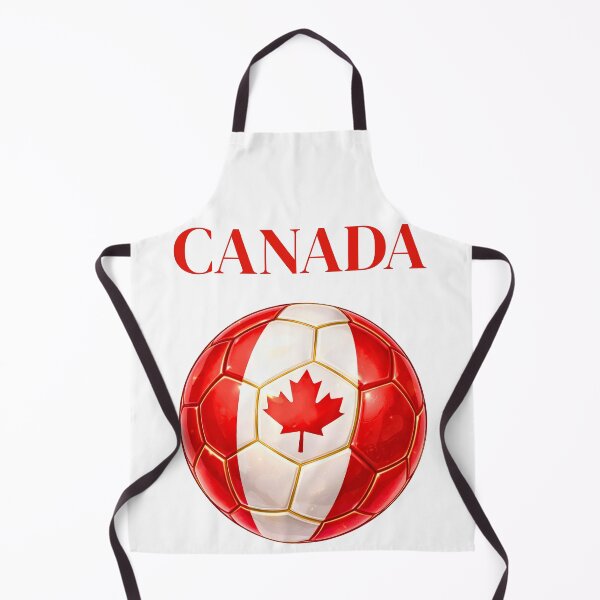Artikelvorschau, Kanadischer Fußball, rot-weißes Design, Geschenk für Sportfans entworfen und verkauft von ArtSpark Studio.