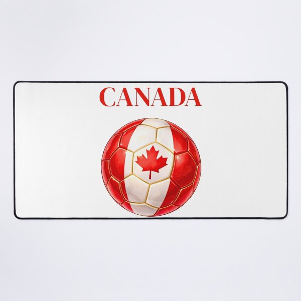 Item preview, Canada Soccer Ball Red White Football Design Sports Fan Gift designed and sold by ArtSpark Studio.