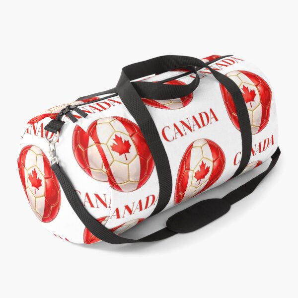 Item preview, Canada Soccer Ball Red White Football Design Sports Fan Gift designed and sold by ArtSpark Studio.