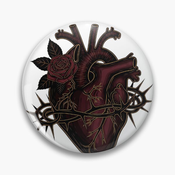 Item preview, Thorn Crown Heart designed and sold by IllumeInk.