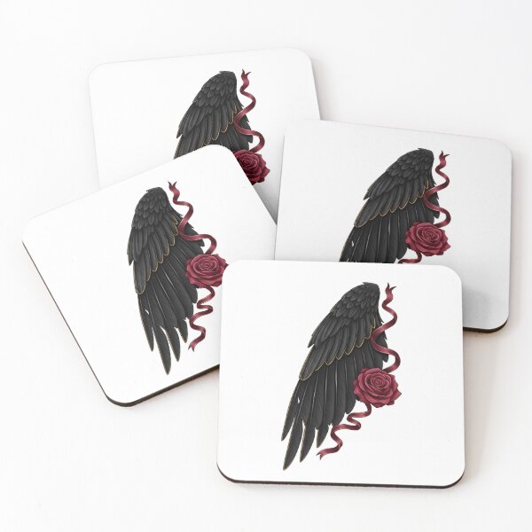 Item preview, Raven Wing Rose designed and sold by IllumeInk.