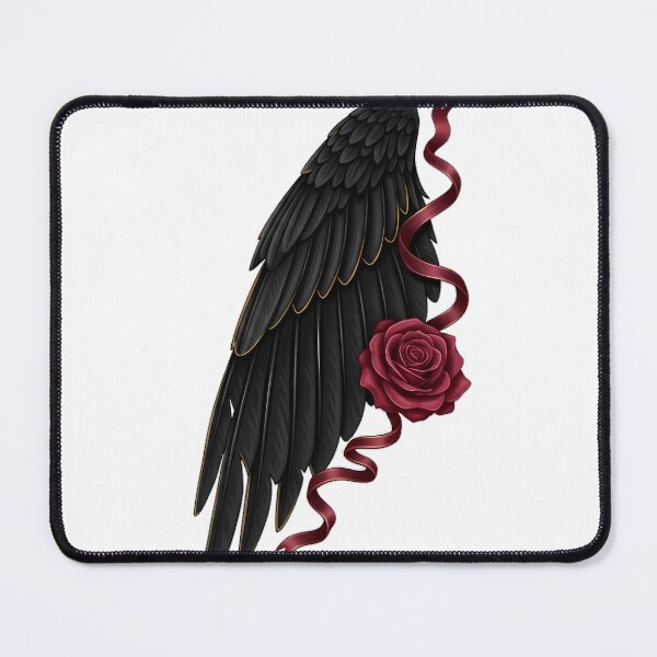 Item preview, Raven Wing Rose designed and sold by IllumeInk.