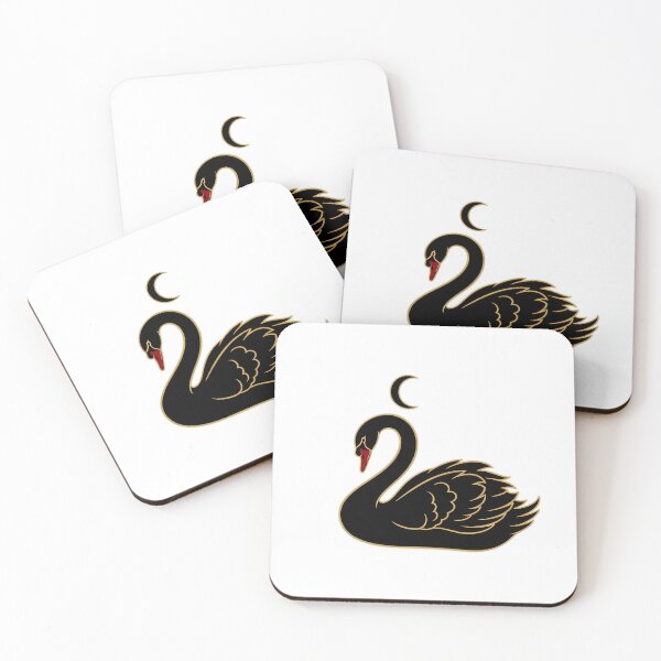 Item preview, Moonlit Black Swan Heart designed and sold by IllumeInk.