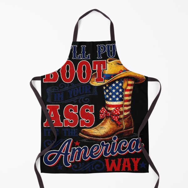Item preview, We'll Put A Boot In Your Ass It's The America Way Patriotic Conservative Statement designed and sold by QuentinHarrow.