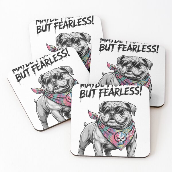 Item preview, Dog Maybe Friendly But Fearless – Funny Cool Dog Design designed and sold by ColorFlick.