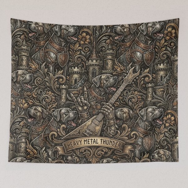 Item preview, Heavy Metal Thunder – The Canine Crusade designed and sold by inkioboutique.