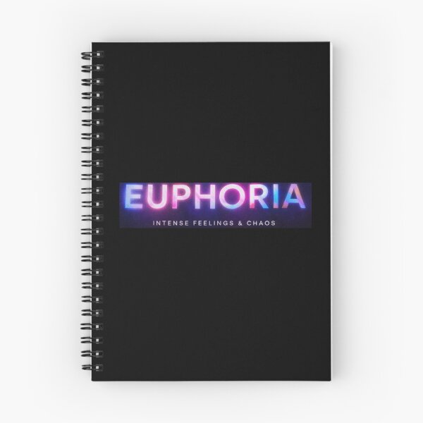 Item preview, Euphoria Intense Feeling & Chaos Typography | Neon Aesthetic Emotional Design | Trendy Art designed and sold by Mialunaa.