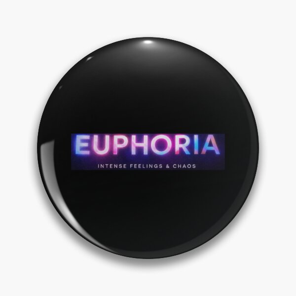 Item preview, Euphoria Intense Feeling & Chaos Typography | Neon Aesthetic Emotional Design | Trendy Art designed and sold by Mialunaa.
