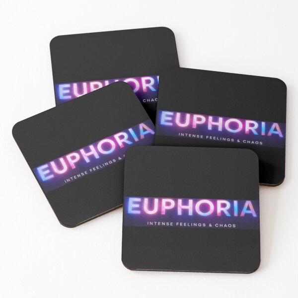 Item preview, Euphoria Intense Feeling & Chaos Typography | Neon Aesthetic Emotional Design | Trendy Art designed and sold by Mialunaa.