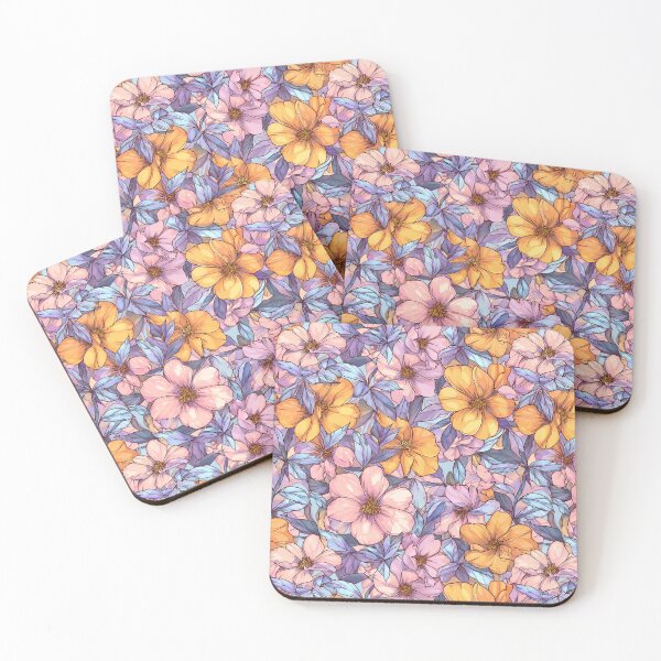 Item preview, Flourishing Gardenias  - Botanical Garden Pattern  - Anniversary Gift Ideas designed and sold by RoyalStarsPatts.