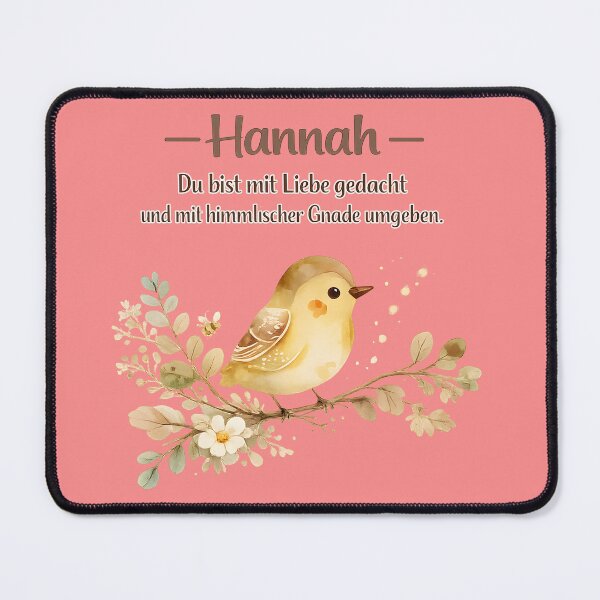 Item preview, Personalized bird children's room poster with the name Hannah designed and sold by LoveNurseries.