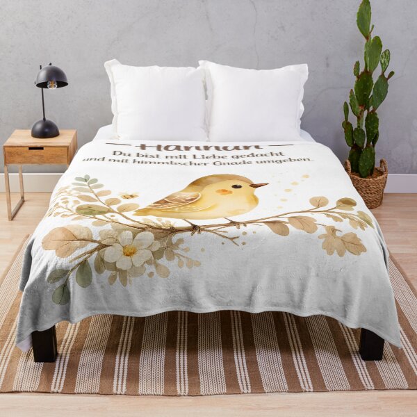 Item preview, Personalized bird children's room poster with the name Hannah designed and sold by LoveNurseries.