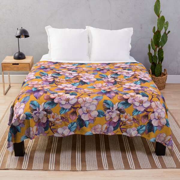 Item preview, Bold Gardenias Print  - Flower Bouquet Pattern  - Anniversary Gifts designed and sold by RoyalStarsPatts.